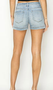 High Rise Patch pocket shorts