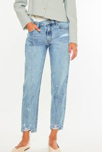High Rise Ankle Mom Jean