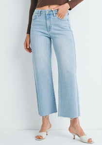 Slim straight jeans