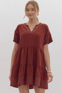 Brown Elise Dress