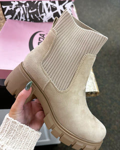 Molly Tan Sock Bootie