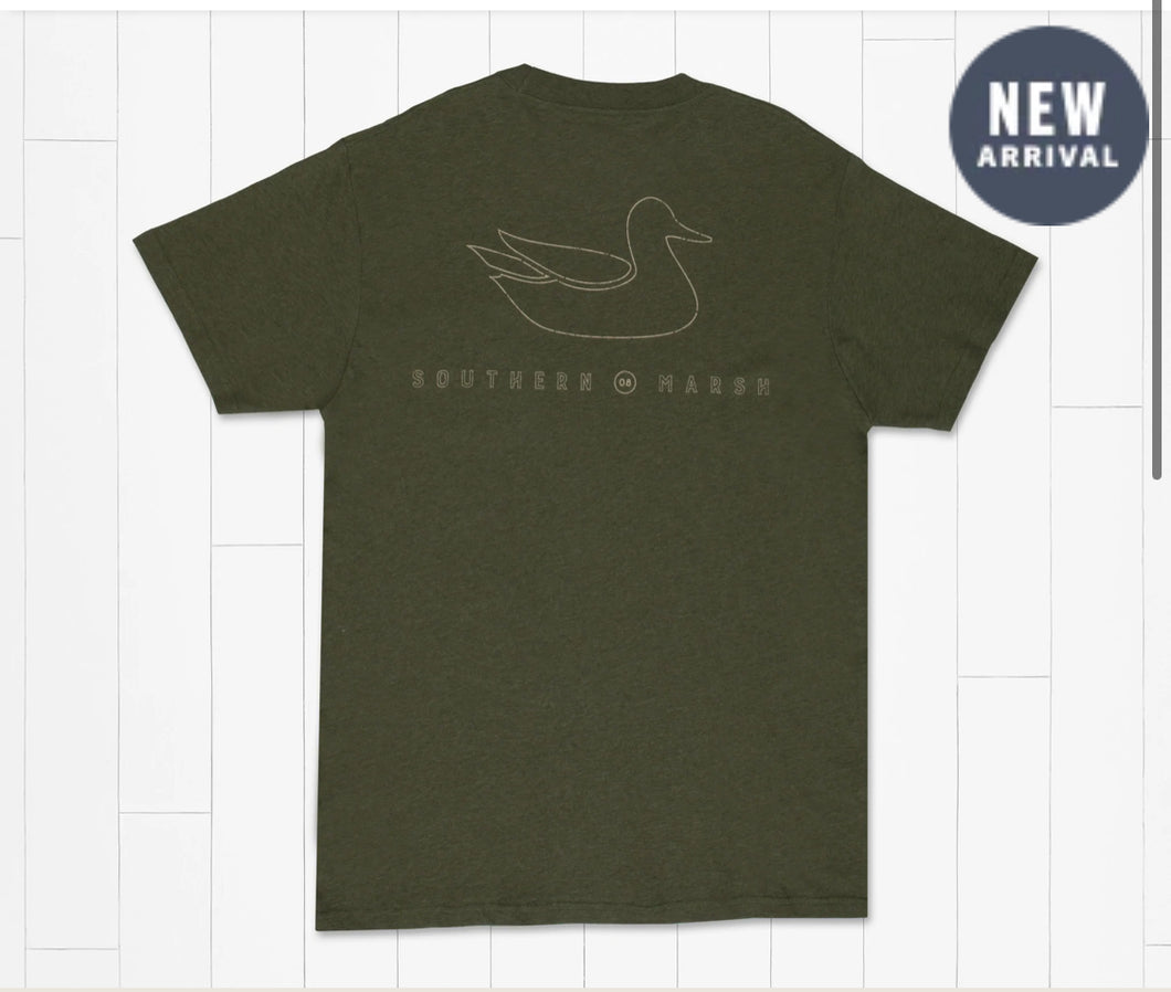 Southern marsh original outline dark green