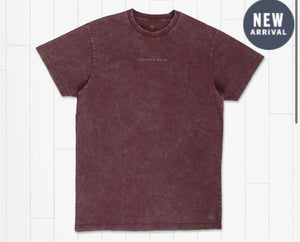 Southern Marsh Seawash Grand Cay Tee Maroon