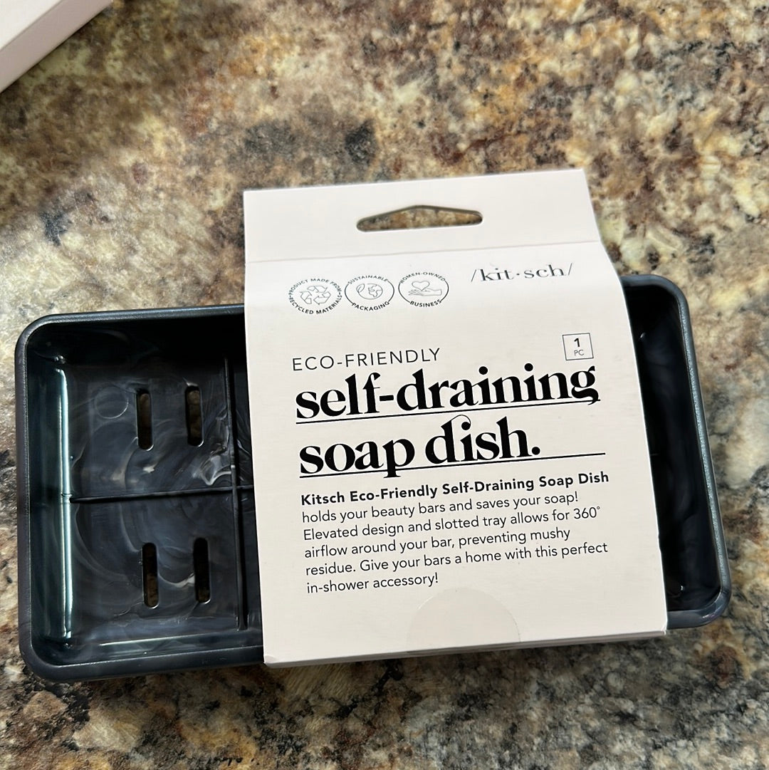 KITSCH Eco-Friendly Self-Draining Soap Dish