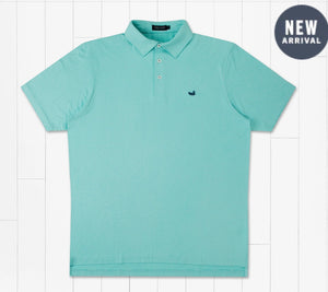 Southern Marsh Biscayne Heather Performance Polo